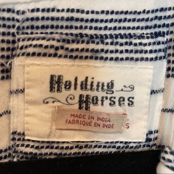 Holding Horses Striped Romper Small - Picture 2 of 11